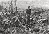 Plakaty - Galeria Plakatu, Plakat, Army of the Potomac–Sleeping on Their Arms, Winslow Homer, 50x40 cm - miniaturka - grafika 1