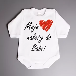 Moje serce należy do babci - body niemowlęce - Body dla niemowląt - miniaturka - grafika 1