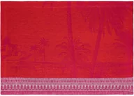 Obrusy i serwetki - Le Jacquard Fran ais Podkładka żakardowa na stół Croisire Sur Le Nil Czerwona - miniaturka - grafika 1