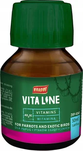 VITAPOL Vitaline AD3EC dla ptaków egzotycznych 50 ml - Witaminy i odżywki dla ptaków - miniaturka - grafika 1