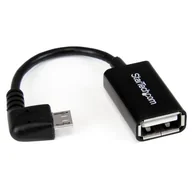 Kable komputerowe i do monitorów - StarTech UUSBOTGRA kabel USB 0,127 m USB 2.0 Micro-USB B USB A Czarny - miniaturka - grafika 1