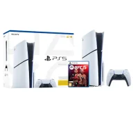 Konsole Playstation - Sony PlayStation 5 Slim E Chassis PS5 1TB z napędem + EA Sports UFC 5 - miniaturka - grafika 1