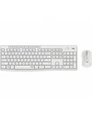 Zestawy myszka + klawiatura - LOGITECH MK295 Silent Wireless Combo - OFF WHITE - UK - INTNL 920-009823 - miniaturka - grafika 1