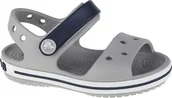Buty dla dziewczynek - Crocs Crocs Crocband Sandal Kids 12856-01U szary 20/21 - miniaturka - grafika 1