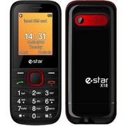 Telefony komórkowe - Estar X18 Dual Sim (EST000057) Czarny/Czerwony - miniaturka - grafika 1