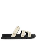 Klapki i japonki damskie - Guess Klapki FLPFAS ELE03 Écru - miniaturka - grafika 1