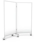 Meble i wyposażenie gabinetów medycznych - Ztm Tech-med PJ-02ST/PC70 metalowy parawan lekarski 2-skrzydłowy PC zmywalny PJ-02ST/PC (PJ2-02-AL(PC)-70) - miniaturka - grafika 1