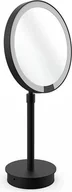 Lusterka do makijażu - Lusterko kosmetyczne powiększające x7 Just Look Plus czarny mat z gniazdkiem USB - miniaturka - grafika 1