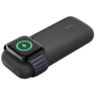 BELKIN POWERBANK 10000MAH WITH APPLEWATCH DOCK BLK - Powerbanki - miniaturka - grafika 1