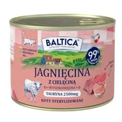 Mokra karma dla kotów - BALTICA Smaki regionów Jagnięcina z cielęciną - mokra karma dla kota - 185g - miniaturka - grafika 1