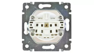 Legrand Valena gniazdo Pojedyncze 2P+Z z przesłonami 774397 - Gniazdka elektryczne - miniaturka - grafika 1