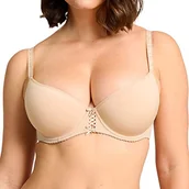 Biustonosze - Sans Complexe Damski biustonosz z pełną miseczką, Czarny (Skin Elm), 75C - miniaturka - grafika 1