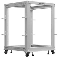 Szafy rack - Szafa Lanberg Szafa rack 19 cali 15U 600x600-1100 regulowana szara - miniaturka - grafika 1