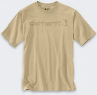 Koszulki męskie - Koszulka Carhartt Dearborn Relaxed Logo Beach - miniaturka - grafika 1
