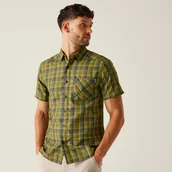 Koszule męskie - Regatta Męska koszula z krótkim rękawem Mindano IX Zielony, Rozmiar: XL - miniaturka - grafika 1