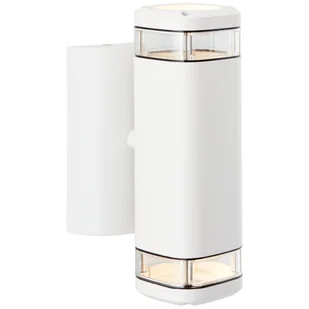 Zewnętrzna lampa ścienna Jandy 90968A05 góra-dół tubka IP44 biała - Lampy ogrodowe - miniaturka - grafika 1