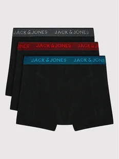 Jack&Jones Junior Komplet 3 par bokserek Waistband 12203513 Czarny - Majtki dla dzieci - miniaturka - grafika 1