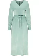 Sukienki - usha BLACK LABEL Damska sukienka bluzkowa qisha, miętowa, XL, miętowy, XL - miniaturka - grafika 1