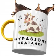 Kubki - Kubek Żółty Dla Bratanka Syna Brata Prezent z Nadrukiem ze Zdjęciem + Opakowanie na prezent (wzór 02) - miniaturka - grafika 1