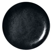 Talerze - PORCELANA RAK KARBON Talerz płaski okrągły - Coupe 27 cm czarny - miniaturka - grafika 1