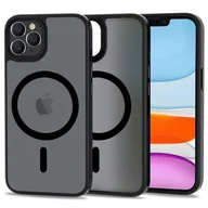 Etui i futerały do telefonów - Tech-Protect Etui MagMat MagSafe do Apple iPhone 11 Pro Max Czarny Matowy - miniaturka - grafika 1