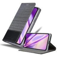 Etui i futerały do telefonów - Etui Cadorabo do Apple iPhone 11 PRO (XI PRO) w kolorze GREY BLACK Etui na telefon komórkowy z magnetycznym zamknięciem, funkcją podstawki i kieszenią na karty Etui Etui ochronne Etui Book Flap Style - miniaturka - grafika 1