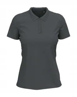 Koszulka damska polo bawełniana Polówka Stedman ST9740 Claire Slate Grey XL - Koszulki i topy damskie - miniaturka - grafika 1