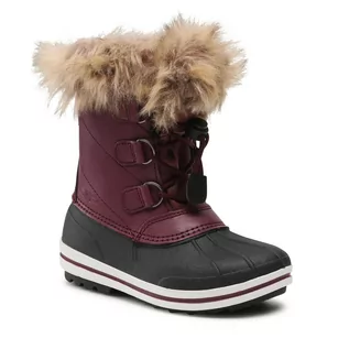 Śniegowce damskie - CMP Śniegowce Kids Anthilian Snow Boot Wp 30Q4594 Burgundy C961 - grafika 1