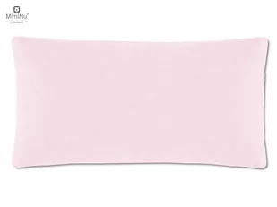 MimiNu by Kieczmerski, Poduszka dekoracyjna z poszewką na suwak, Velvet, Różowa, 30x60cm - Kołdry i poduszki dla dzieci - miniaturka - grafika 1