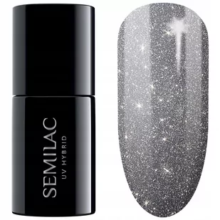 Semilac SEMILAC 334 SILVER LAVENDER Cat eye Lakier hybrydowy 5902751439960 - Lakiery hybrydowe - miniaturka - grafika 1