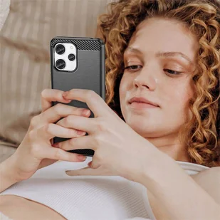 Etui XIAOMI REDMI 12 Tech-Protect TPU Carbon czarne - Etui i futerały do telefonów - miniaturka - grafika 6