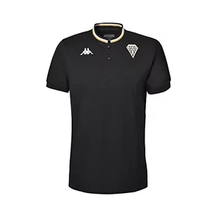 Kappa Męska koszula polo Rotini SCO Angers, czarny, S - Koszule męskie - miniaturka - grafika 1