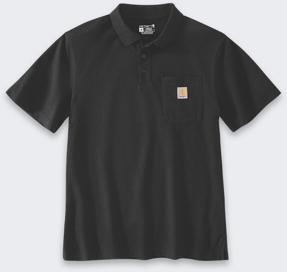 Koszulka Carhartt Loose Polo Black