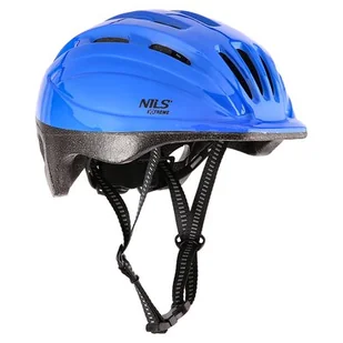 Mtv62j Niebieski Rozm. S(48-52cm) Kask Dziecięcy Nils Extreme - Kaski rowerowe - miniaturka - grafika 1