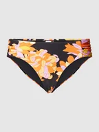 Stroje kąpielowe - Figi bikini z kwiatowym wzorem na całej powierzchni model ‘Ruched’ - miniaturka - grafika 1