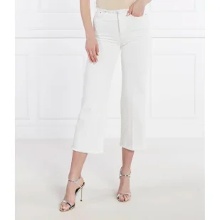 Michael Kors Jeansy FRAYED WB CROP FLARE | Cropped Fit - Spodnie damskie - miniaturka - grafika 1