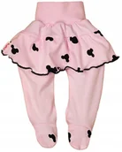 Śpiochy dla niemowląt - PÓŁŚPIOCHY BEZUCISKOWE z FALBANKĄ myszka RÓŻ r 68 KLEKLE - miniaturka - grafika 1