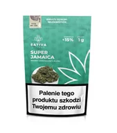 Suplementy naturalne - Sativa Poland, Susz konopny CBD Kwiaty Konopi ” SUPER JAMAICA”, 1 g - miniaturka - grafika 1
