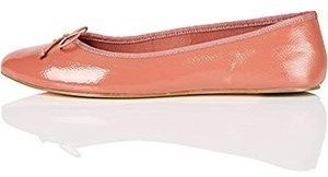 find. Ballet Flat Simple Ballerinas Rose 39 EU Klasyczne Baleriny Płaskie Skóra lakierowana różowe
