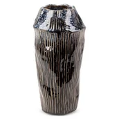 Wazony i flakony - Wazon Dekoracyjny Ceramiczny Alda 16X16X32 Granatowy + Beżowy - miniaturka - grafika 1