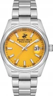 Zegarki męskie - Zegarek męski BEVERLY HILLS BP3598X.301 żółty fashion na prezent - miniaturka - grafika 1