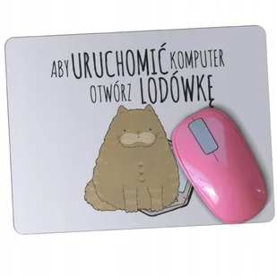 Podkładka pod mysz myszkę mousepad z kotem KOT - Podkładki pod mysz - miniaturka - grafika 1