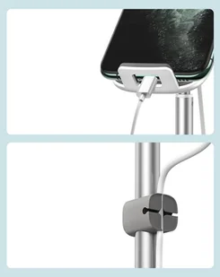 Baseus bezprzewodowa ładowarka Qi 15 W teleskopowy stojak uchwyt podstawka na telefon z kablem USB różowy (SUWY-D0R) hurtel-63471-0 - Ładowarki do telefonów - miniaturka - grafika 35