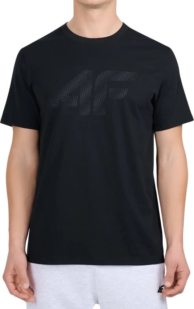 4f Koszulka męska 4F M3342 czarna 4FWMM00TTSHM3342 20S 2XL