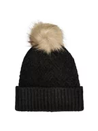 Czapki damskie - ONLY Women's 15270050 czapka, czarna, rozmiar uniwersalny, czarny, jeden rozmiar - miniaturka - grafika 1