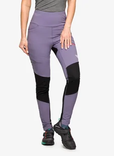 Spodnie damskie The North Face Felik Alpine Tight - lunar slate/black - Kalesony - miniaturka - grafika 1