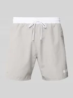 Kąpielówki męskie - Spodenki kąpielowe o kroju relaxed fit z nadrukiem z logo model ‘STARFISH’ - miniaturka - grafika 1
