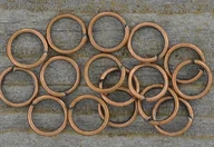 Biżuteria - akcesoria - [-01001] Ogniwka otwarte 6mm miedziane 100szt - miniaturka - grafika 1