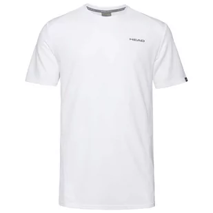 Koszulka do tenisa z krótkim rękawem chłopięca Head CLUB TECH biała - Odzież sportowa dziecięca - miniaturka - grafika 1