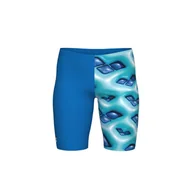 Kąpielówki dla chłopców - Spodenki treningowe pływackie chłopięce Logo Graphic Swim Jammer - miniaturka - grafika 1